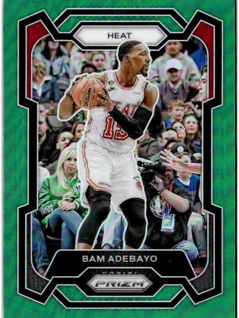 2023 Panini Prizm Basketball Green Bam Adebayo #66