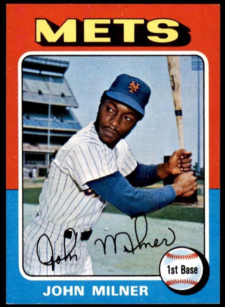 1975 Topps Baseball John Milner #264 PSA 9