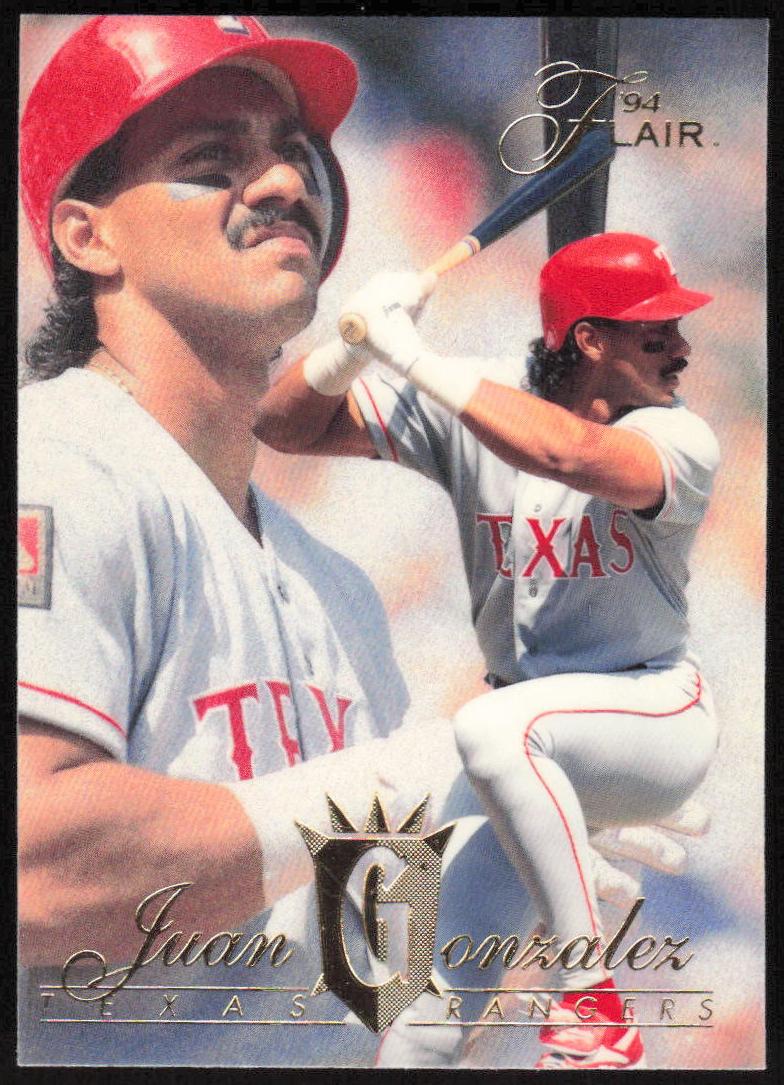 1994 Flair Baseball Juan Gonzalez #109