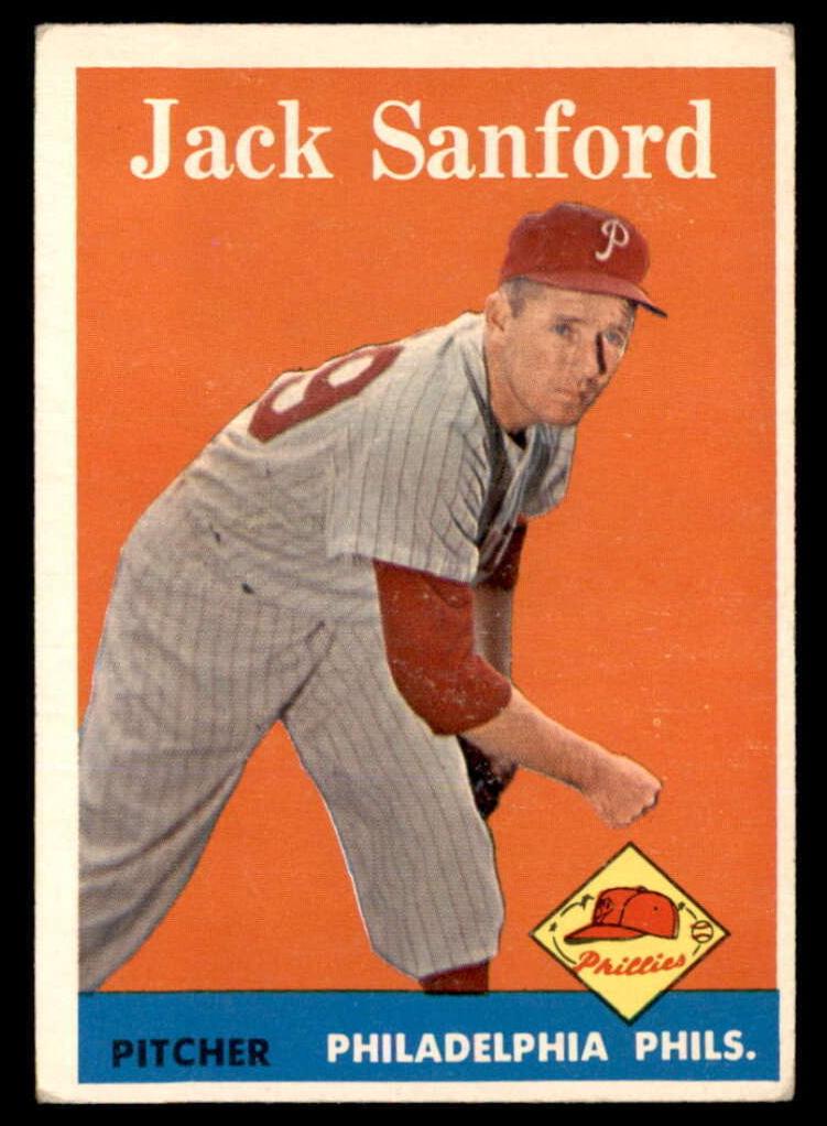 1958 Topps Baseball Jack Sanford #264 PSA 7
