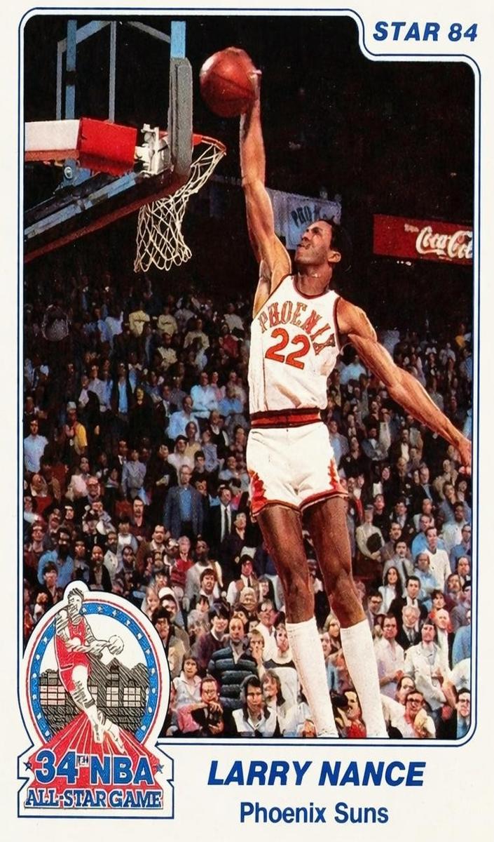1984 Star Basketball Larry Nance #7 BGS 9