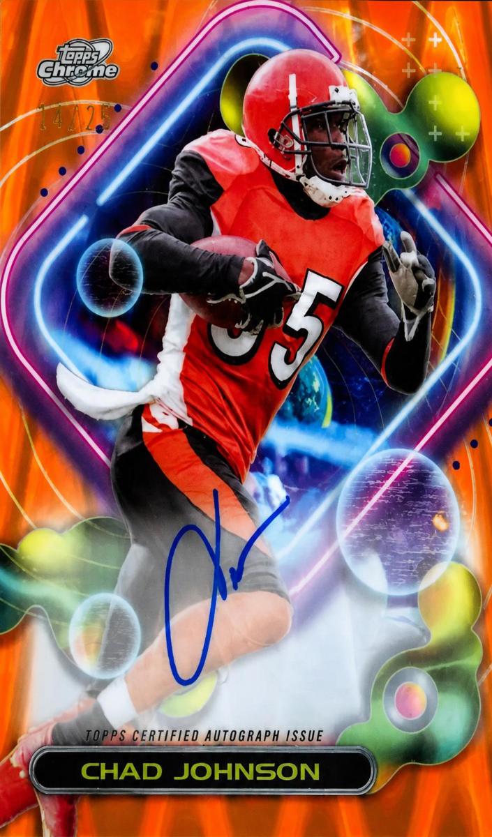 2023 Topps Composite Football Orange Galactic Chad Johnson #CCA-CJ