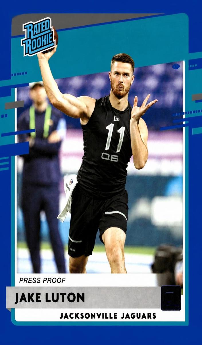 2020 Panini Donruss Football Jake Luton #344