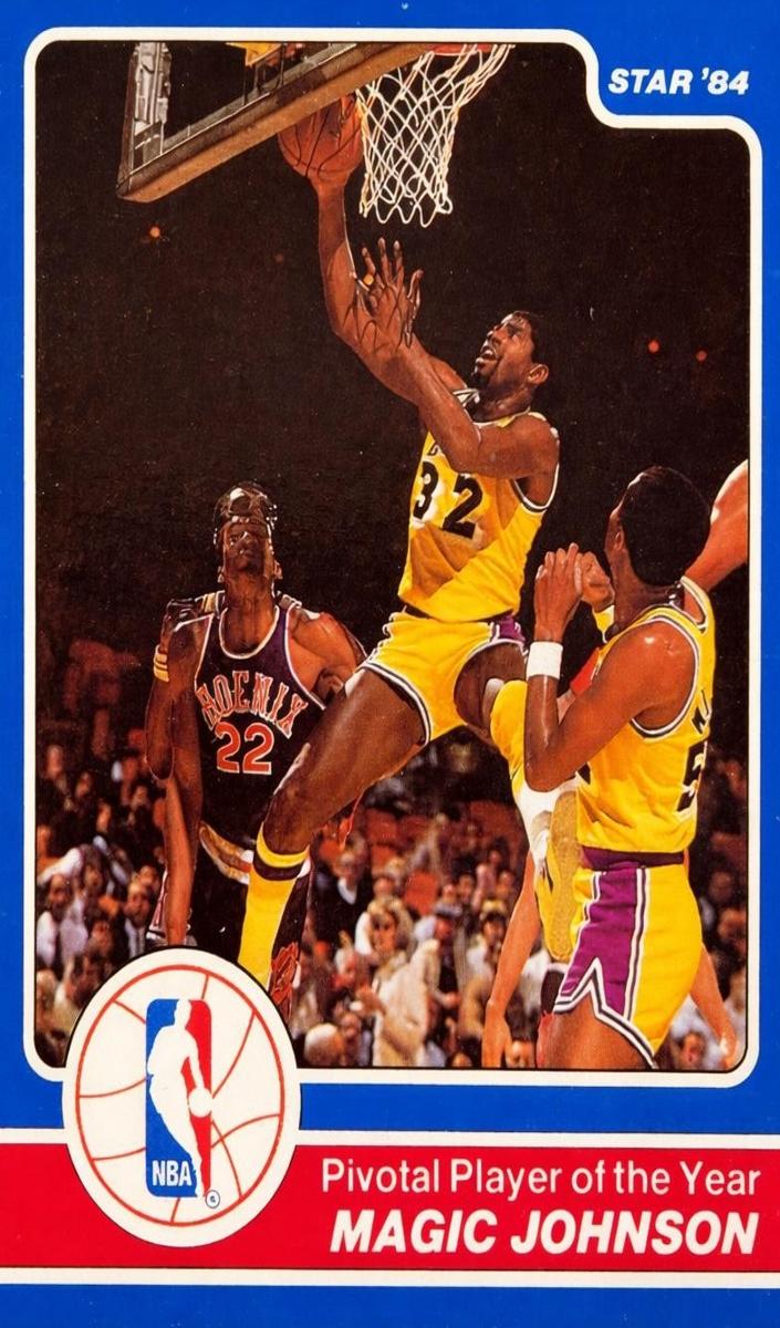 1984 Star Basketball Magic Johnson #6 BGS 8.5