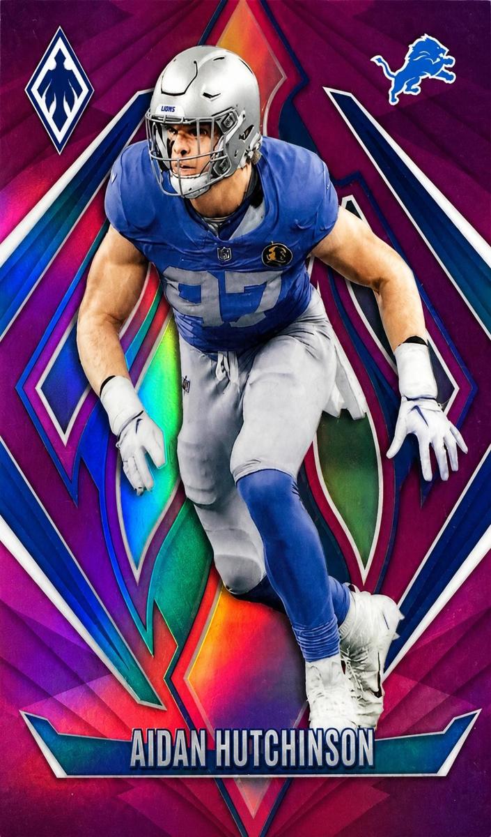 2024 Panini Phoenix Football Pink Aidan Hutchinson #4