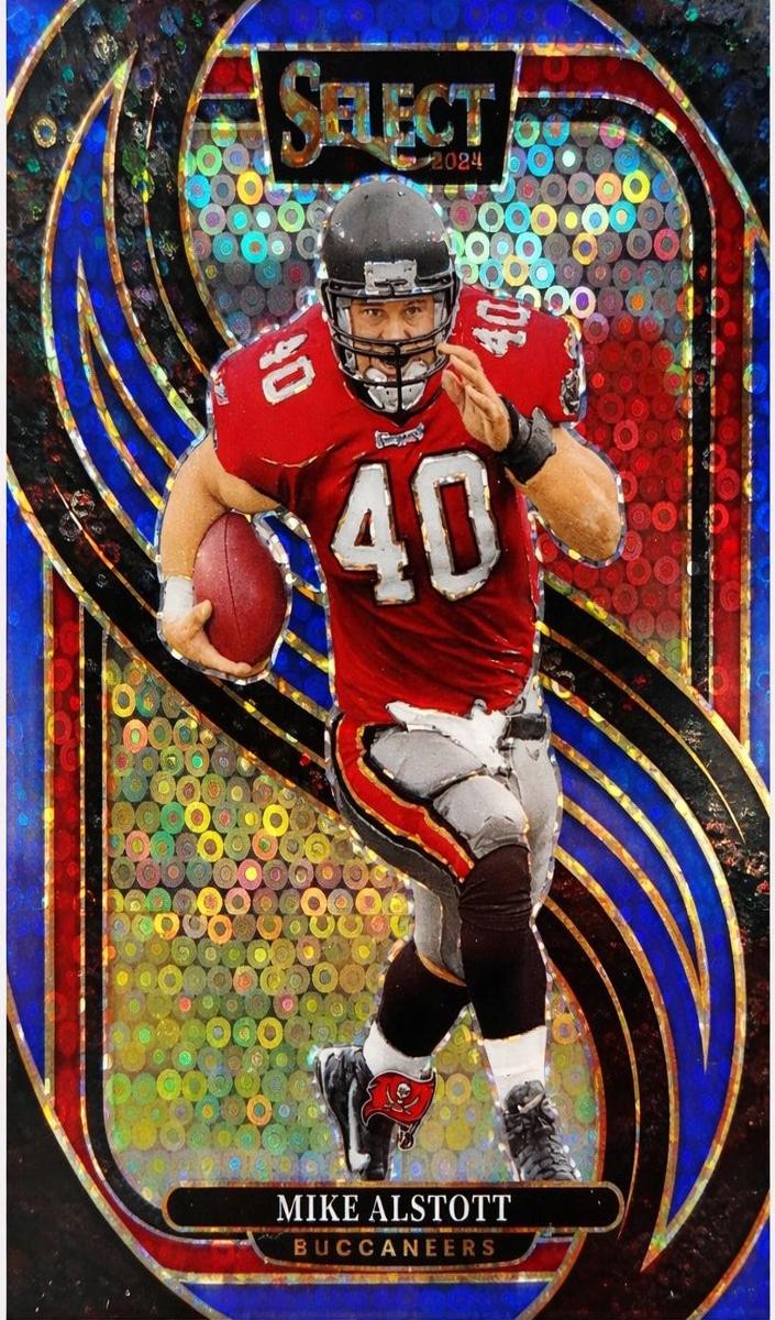 2024 Panini Select Football Blue Disco Mike Alstott #183