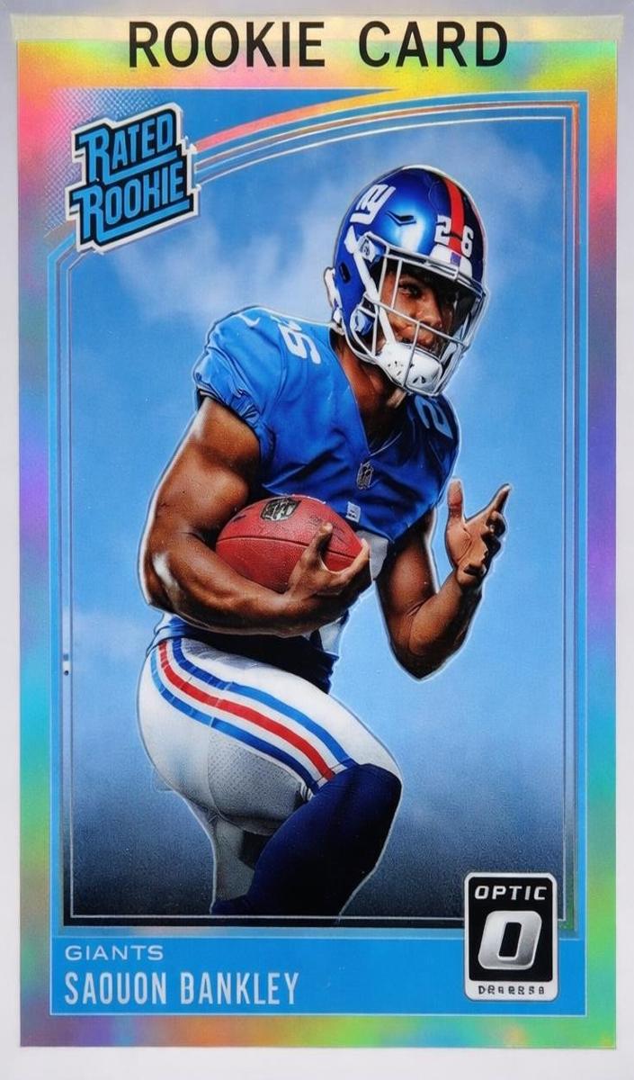 2018 Donruss Optic Football Holo Saquon Barkley #156