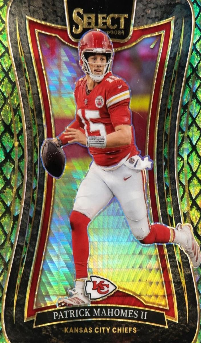 2024 Panini Select Football Dragon Scale Patrick Mahomes II #388 PSA 10