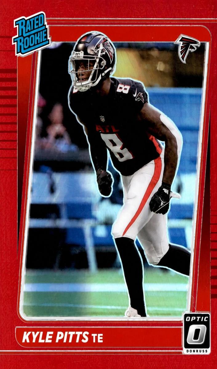 2021 Donruss Optic Football Red Hyper Kyle Pitts #211