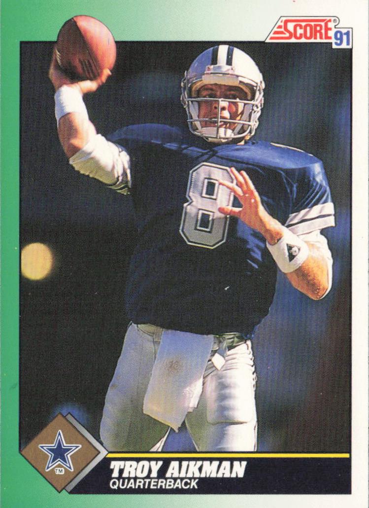 1991 Score Football Troy Aikman #225 PSA 10
