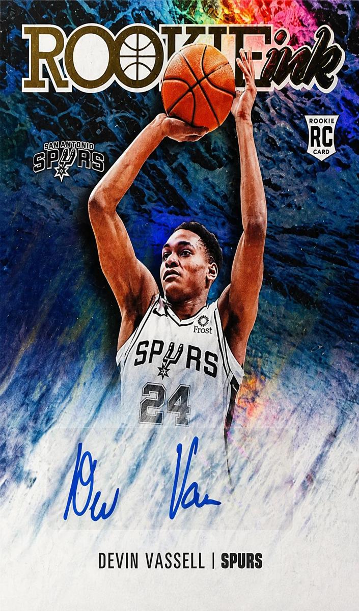2020 Panini Hoops Basketball Devin Vassell #RI-DVS PSA 9