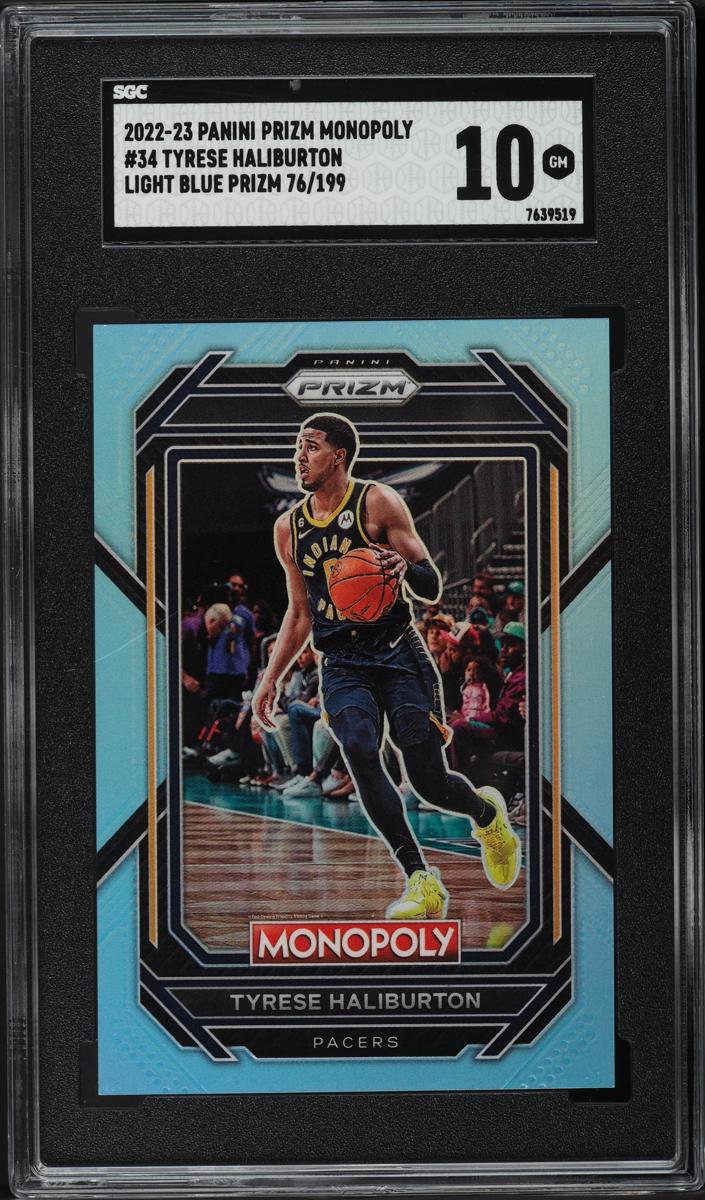 2022 Panini Prizm Monopoly Basketball Light Blue Tyrese Haliburton #34