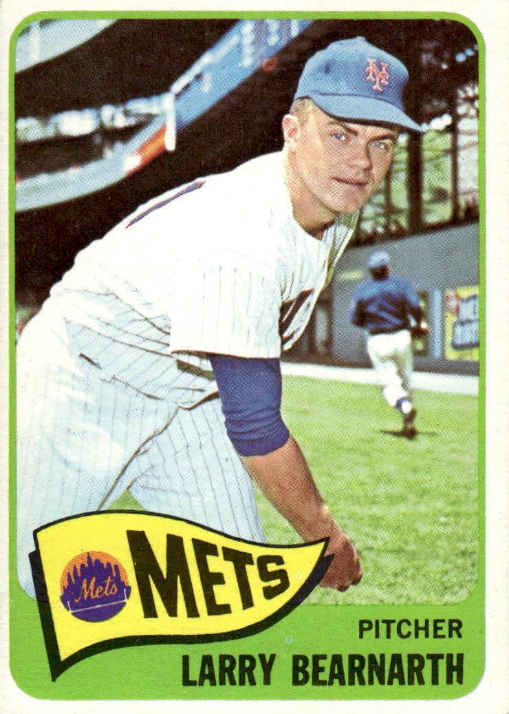 1965 Topps Baseball Larry Bearnarth #258 PSA 8