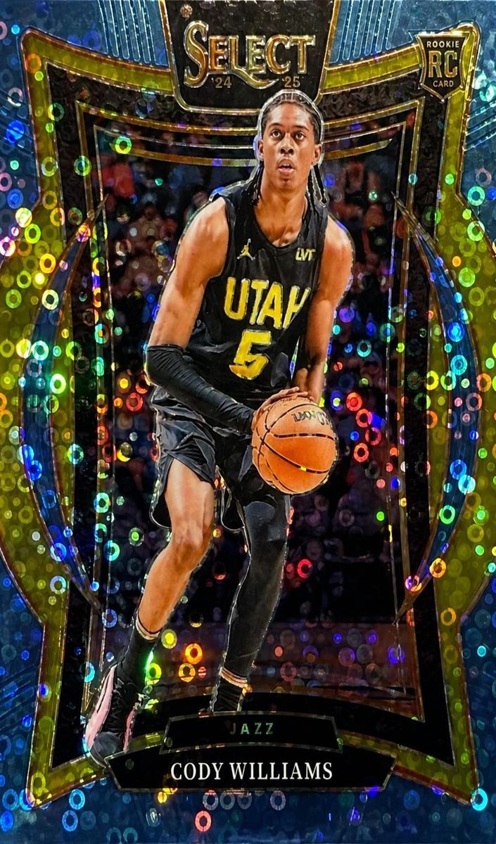 2024 Panini Select Basketball Light Blue Disco Cody Williams #71