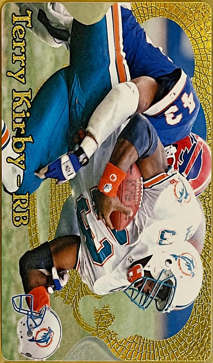 1995 Pacific Crown Royale Football Terry Kirby #133