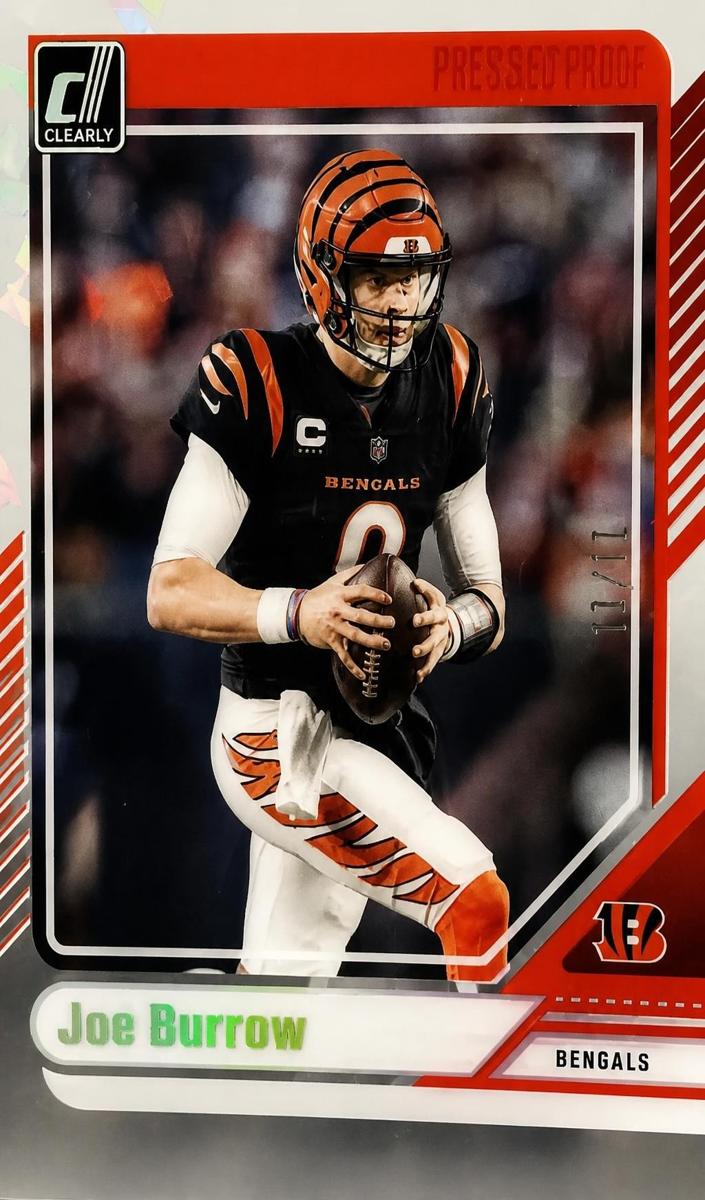 2024 Panini Clearly Donruss Football Ice Joe Burrow #12