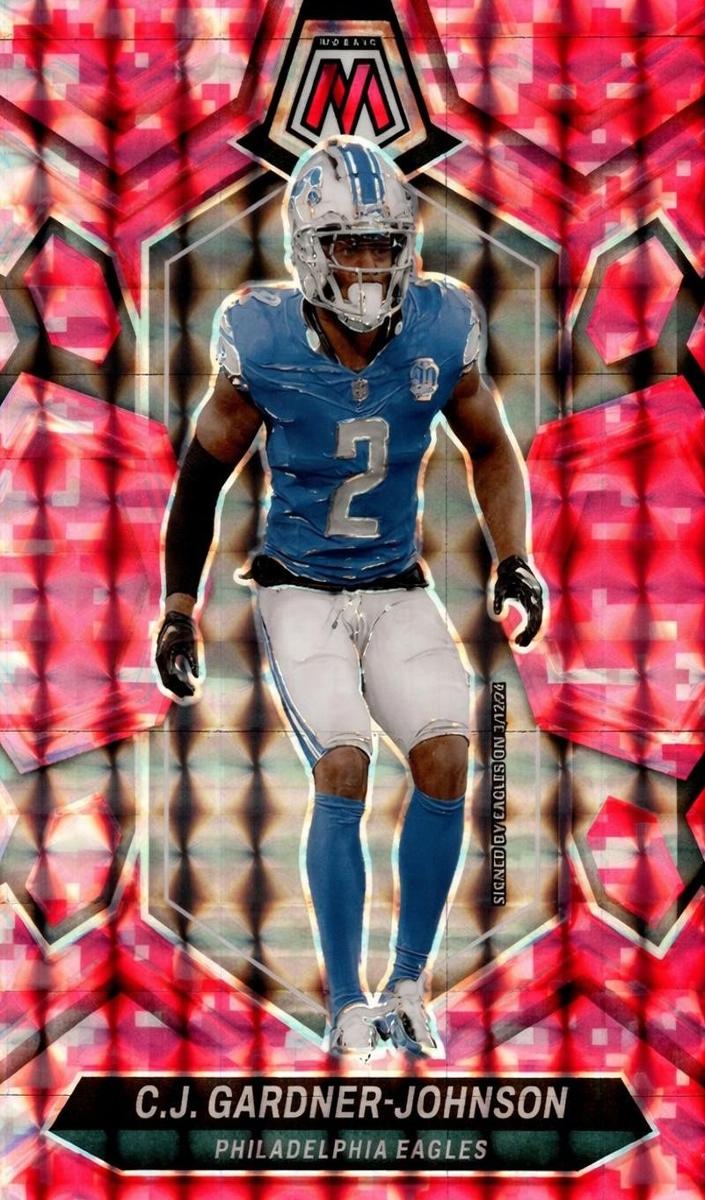 2024 Panini Mosaic Football Camo Pink C.J. Gardner-Johnson #181