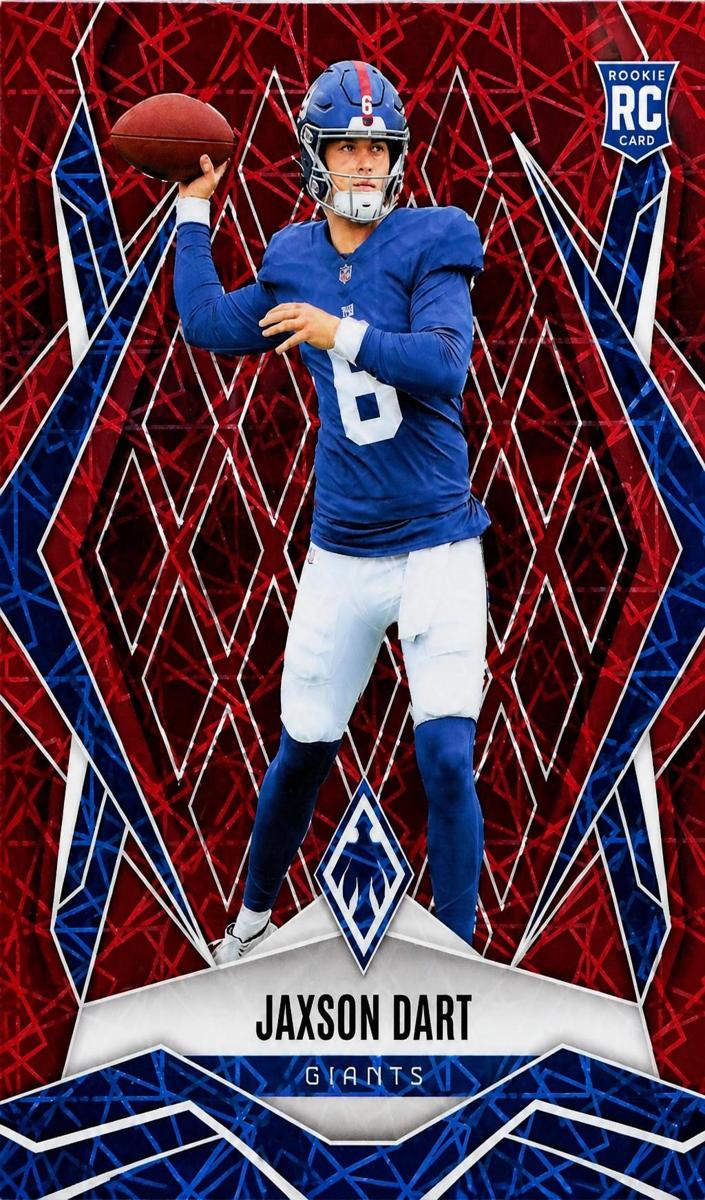 2025 Panini Phoenix Football Red Lazer Jaxson Dart #200