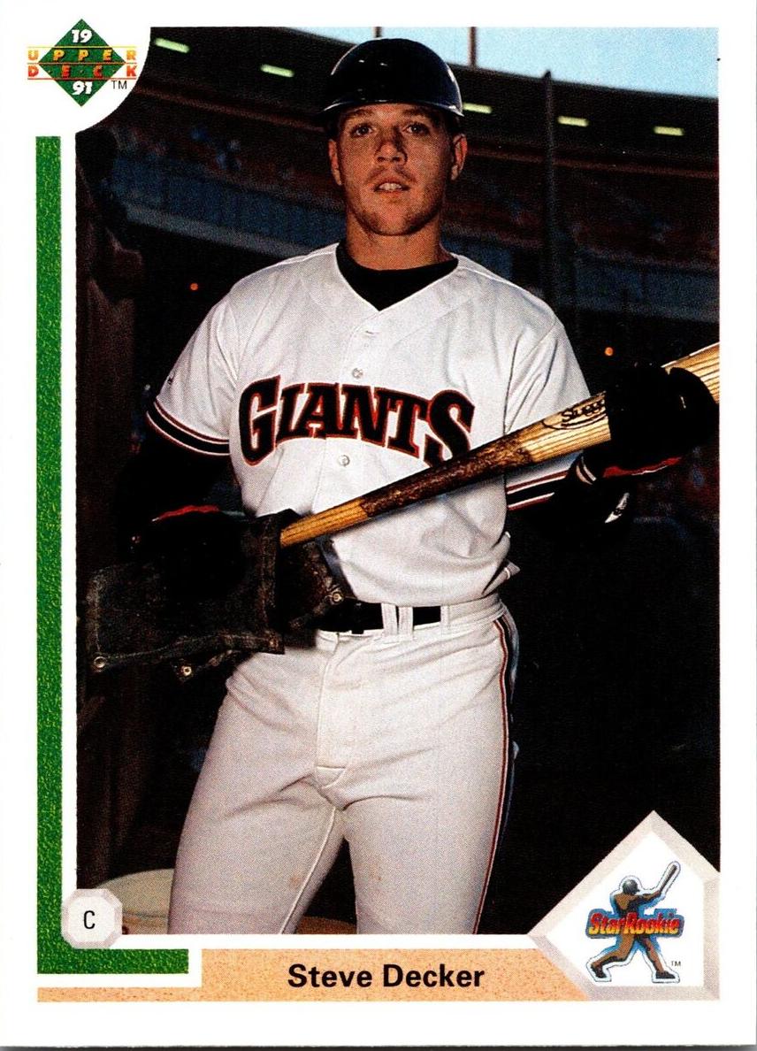 1991 Upper Deck Baseball Steve Decker #25