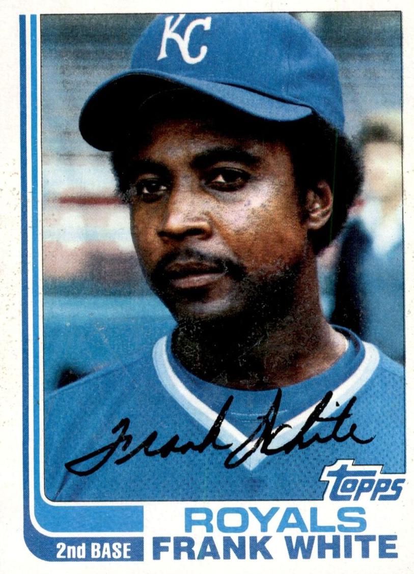 1982 Topps Baseball Frank White #645 PSA 9