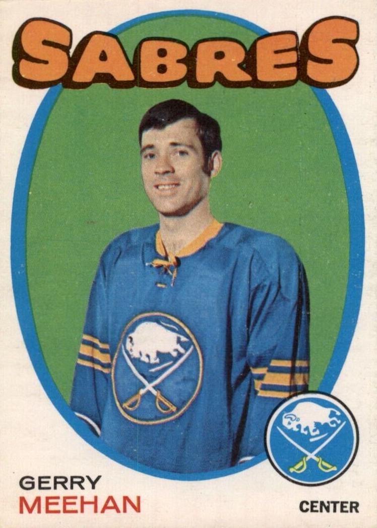 1971 O-Pee-Chee Hockey Gerry Meehan #160 PSA 5