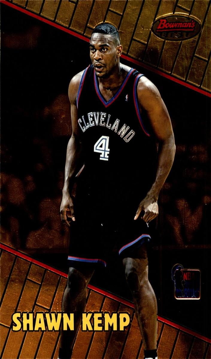 1999 Bowman's Best Basketball Shawn Kemp #60 PSA 8.5