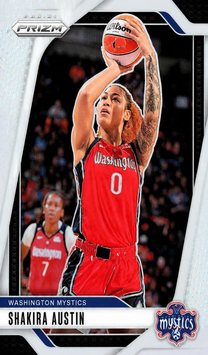 2024 Panini Prizm WNBA Basketball Silver Shakira Austin #134