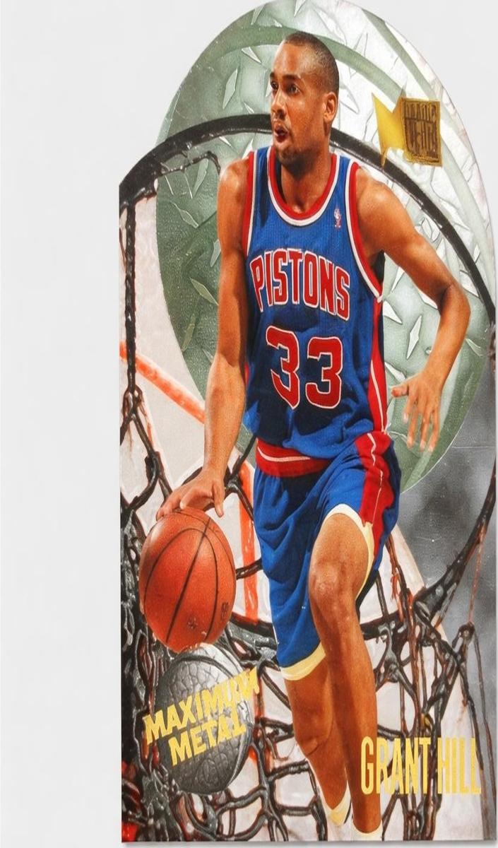 1995 Fleer Metal Basketball Grant Hill #3 PSA 10