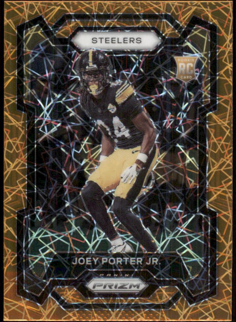 2023 Panini Prizm Football Lazer Joey Porter Jr. #386 PSA 9