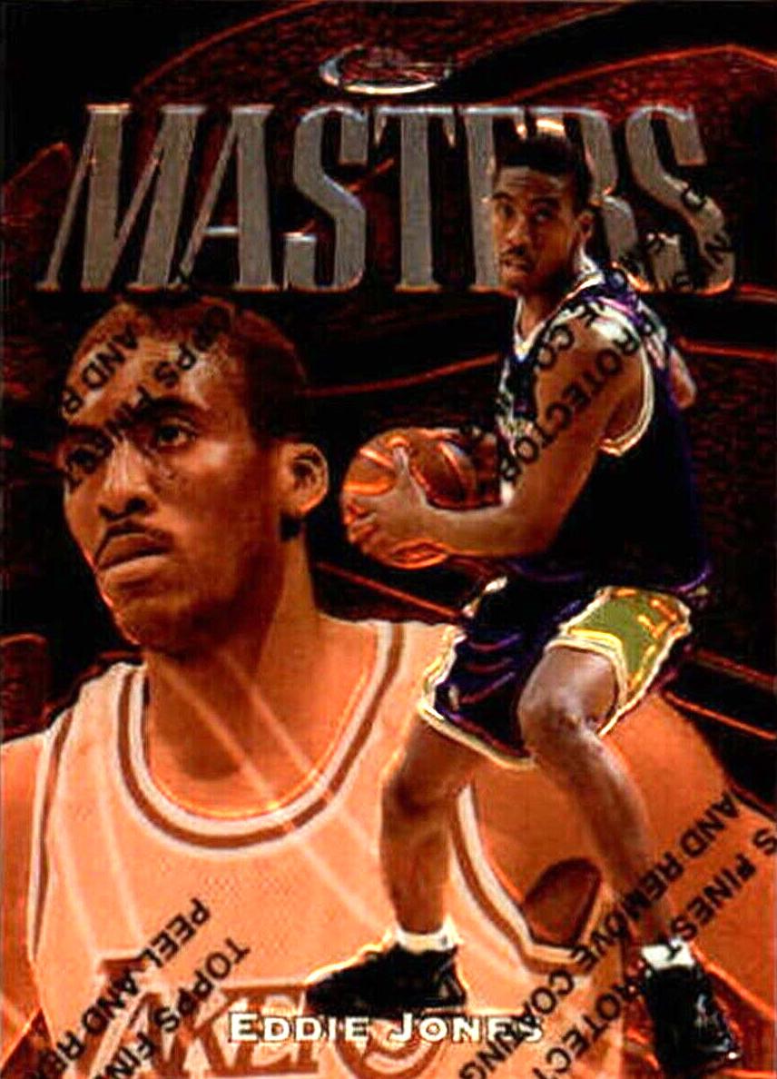 1997 Topps Finest Basketball Eddie Jones #67