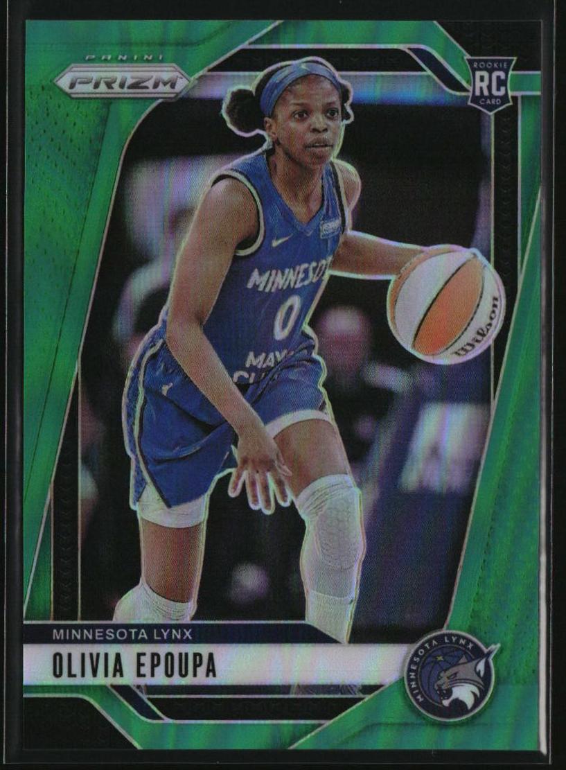 2024 Panini Prizm WNBA Basketball Green Olivia Epoupa #95