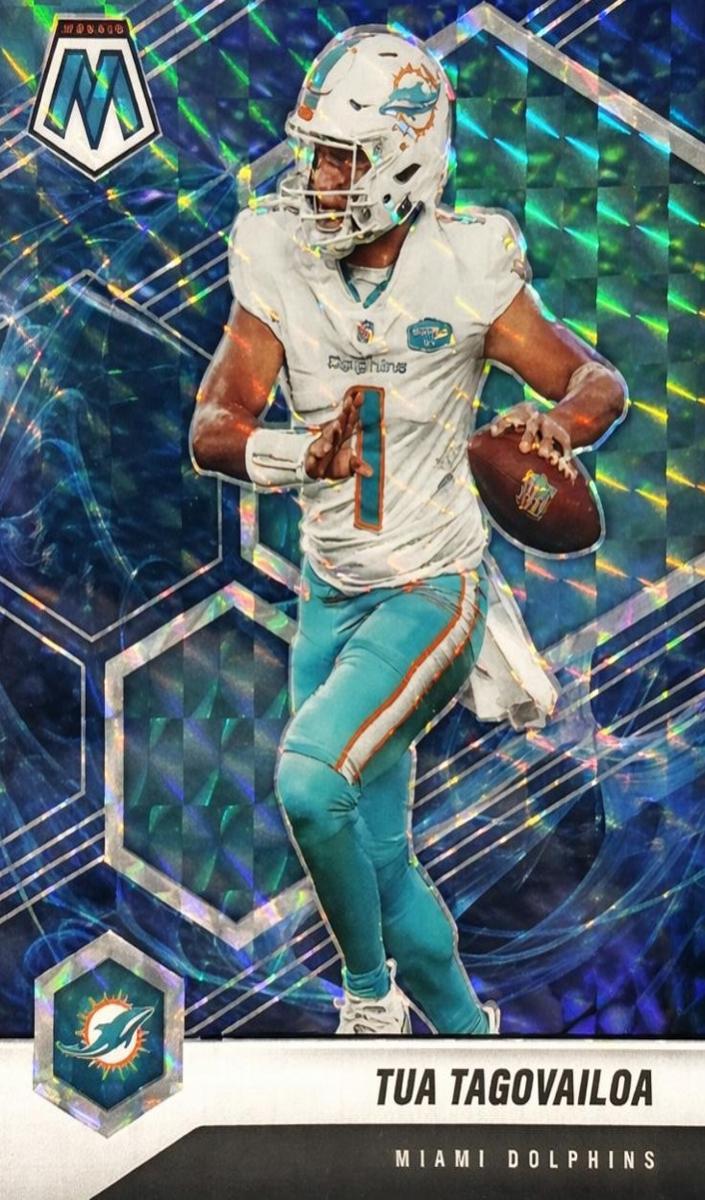 2021 Panini Mosaic Football Genesis Tua Tagovailoa #122 PSA 10