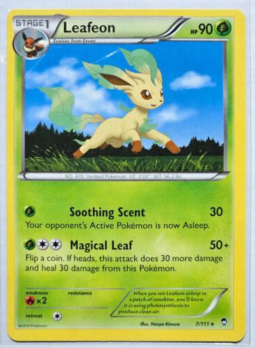 2014 Pokemon XY Furious Fists Leafeon #7