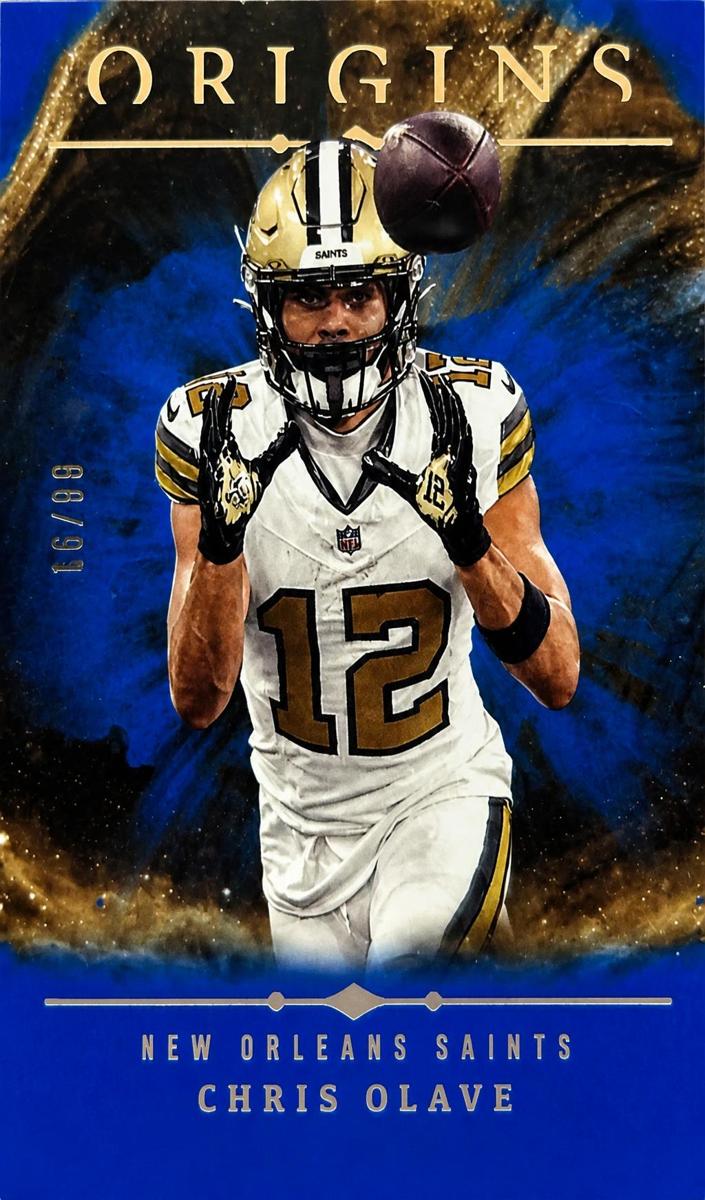 2024 Panini Origins Football Blue Chris Olave #39