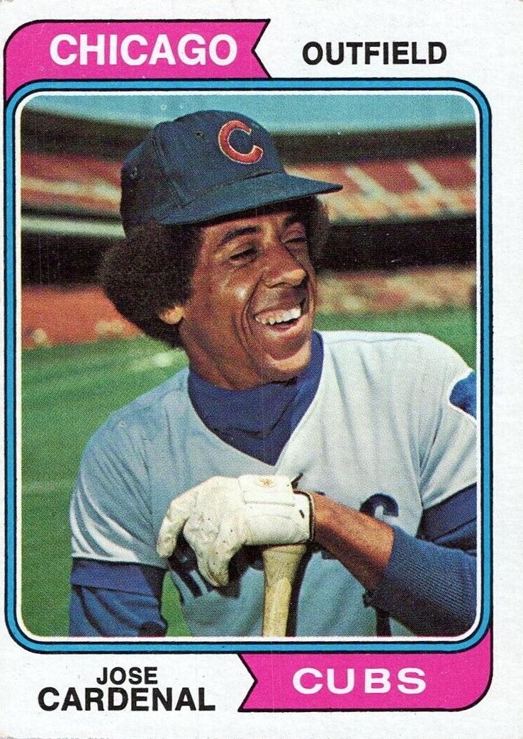 1974 Topps Baseball Jose Cardenal #185 PSA 9
