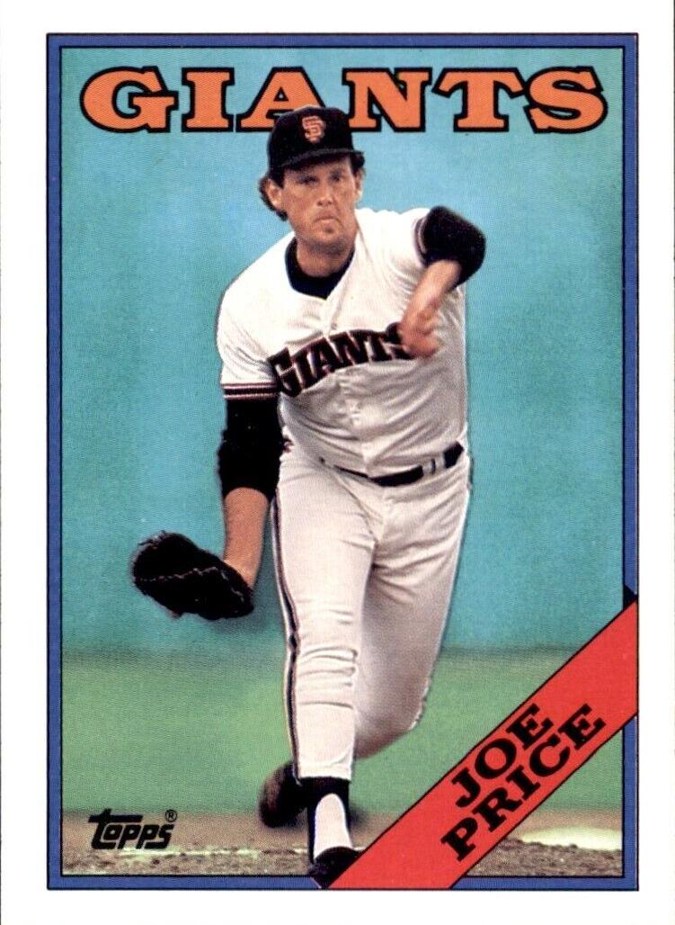 1988 Topps Baseball Joe Price #786