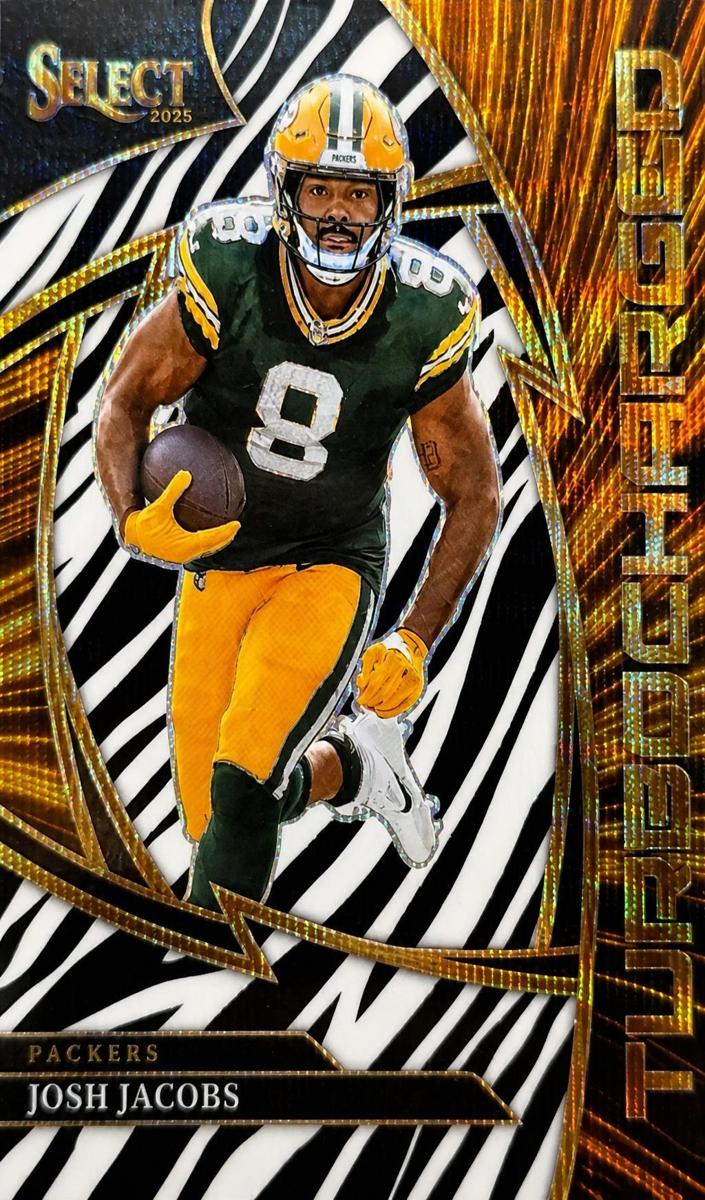 2025 Panini Select Football Zebra Josh Jacobs #13