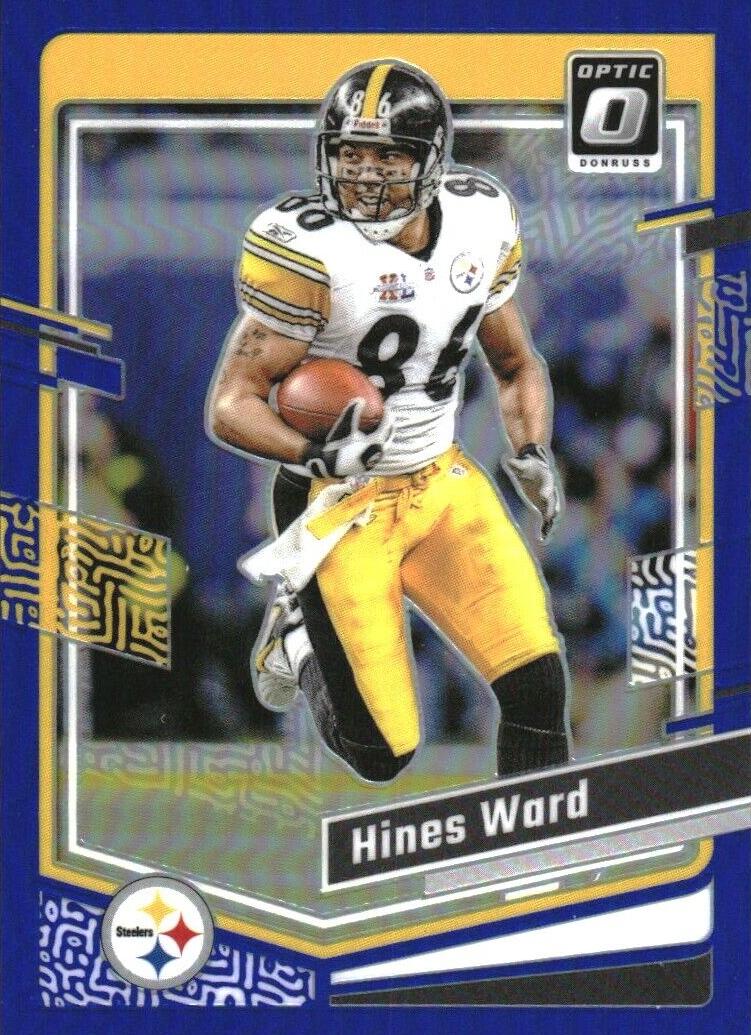 2023 Donruss Optic Football Blue Hines Ward #161