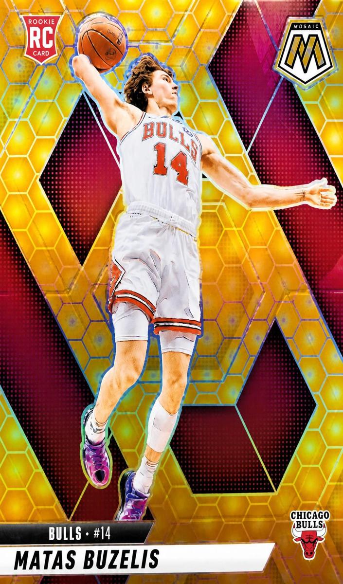 2024 Panini Mosaic Basketball Honeycomb Matas Buzelis #223 PSA 9