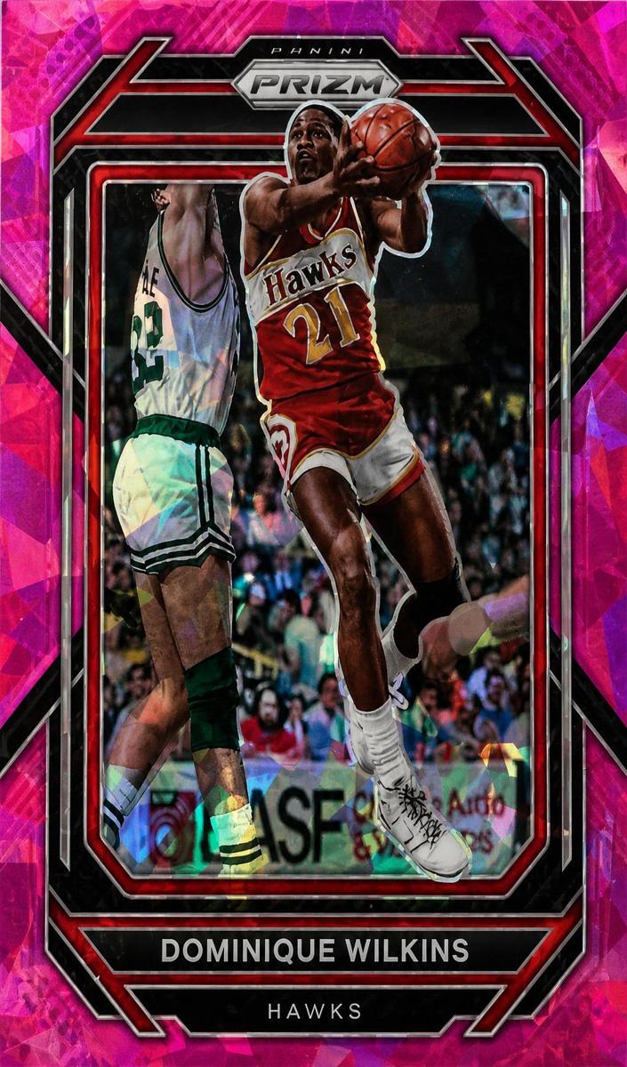 2022 Panini Prizm Basketball Pink Ice Dominique Wilkins #279 PSA 9