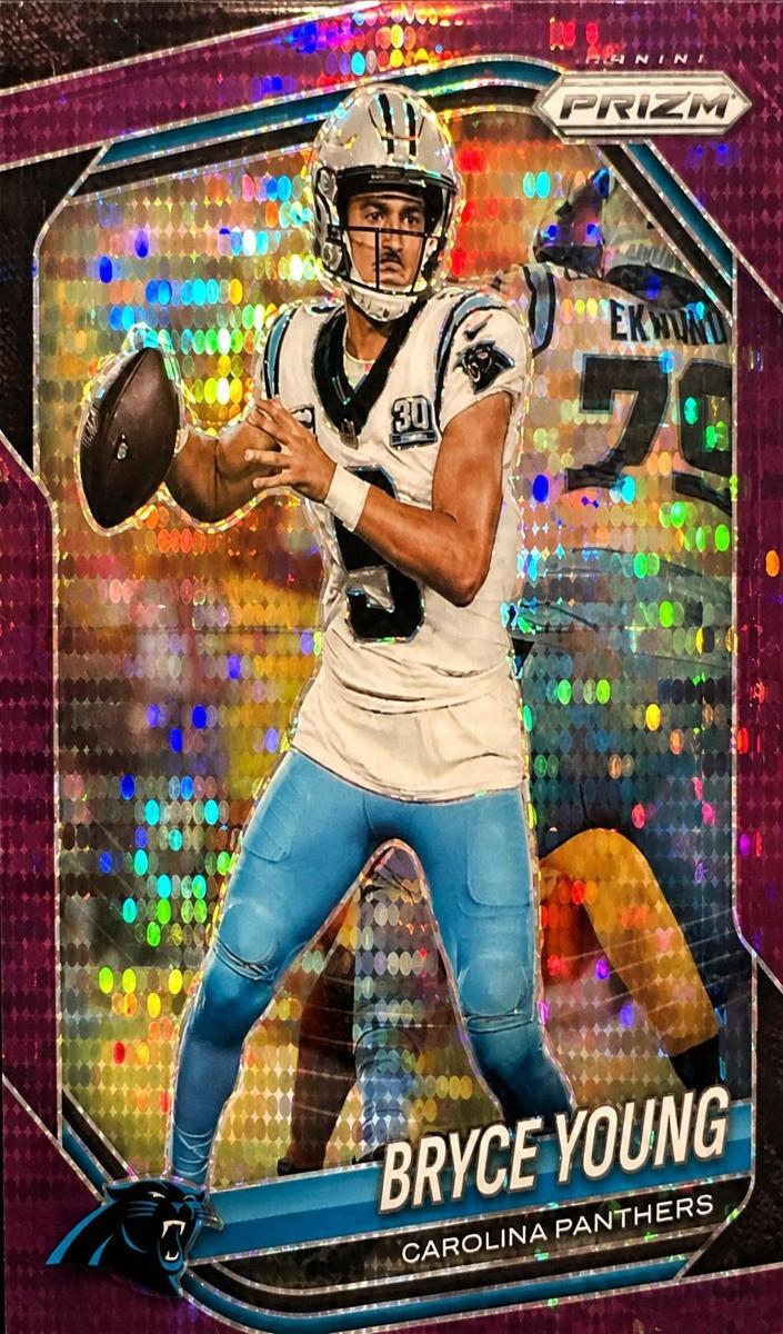 2025 Panini Prizm Football Purple Pulsar Bryce Young #5