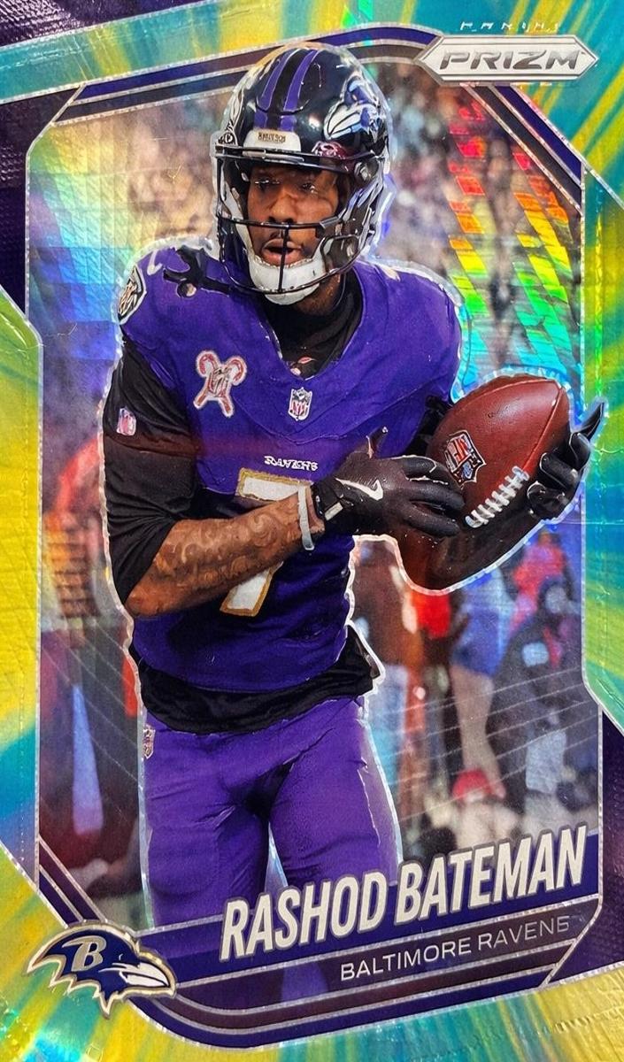 2025 Panini Prizm Football Hyper Rashod Bateman #273