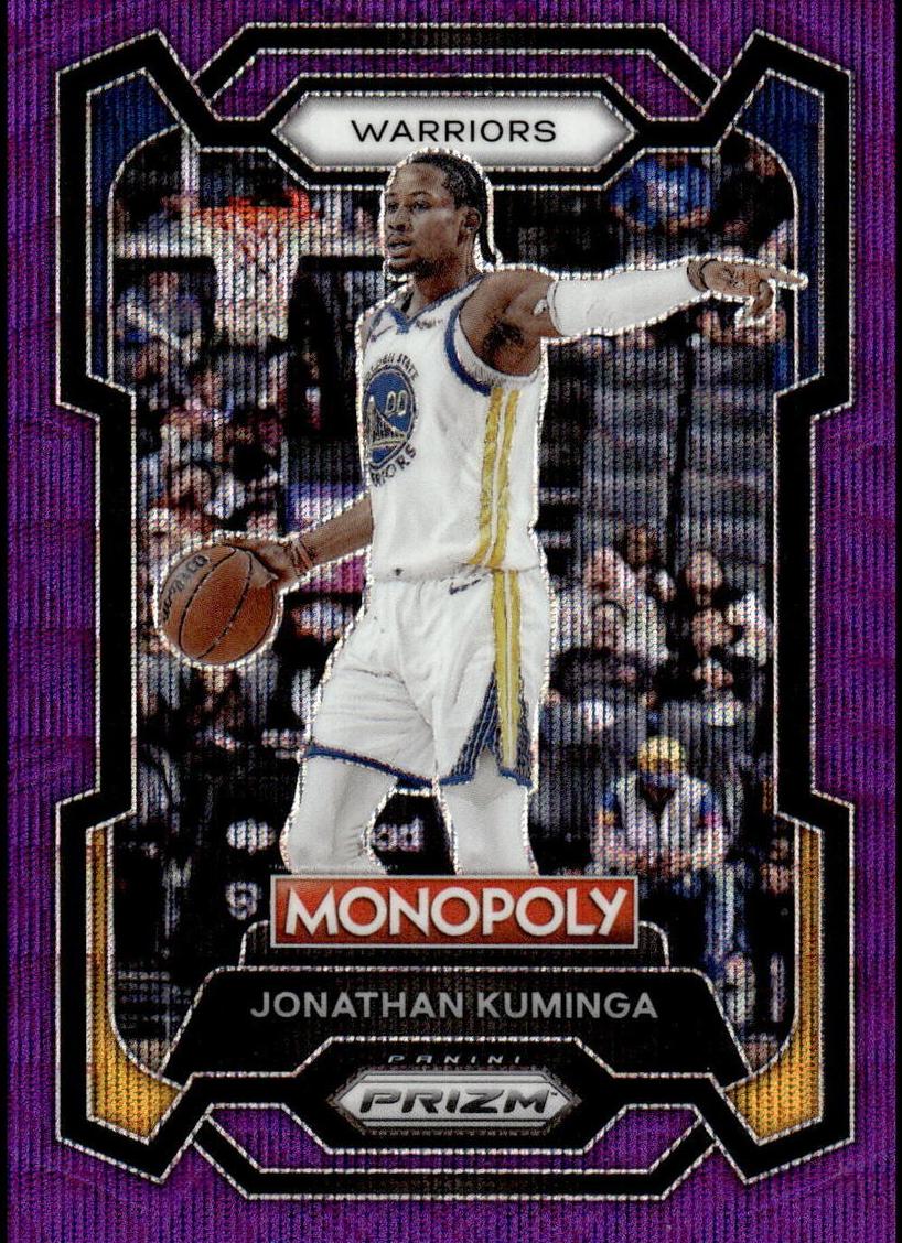 2023 Panini Prizm Monopoly Basketball Purple Jonathan Kuminga #30 PSA 10