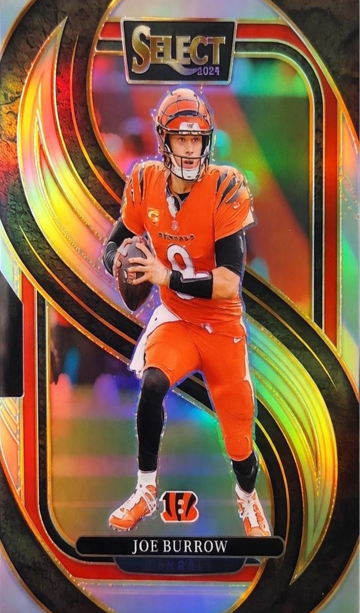 2024 Panini Select Football Silver Die-Cut Joe Burrow #127