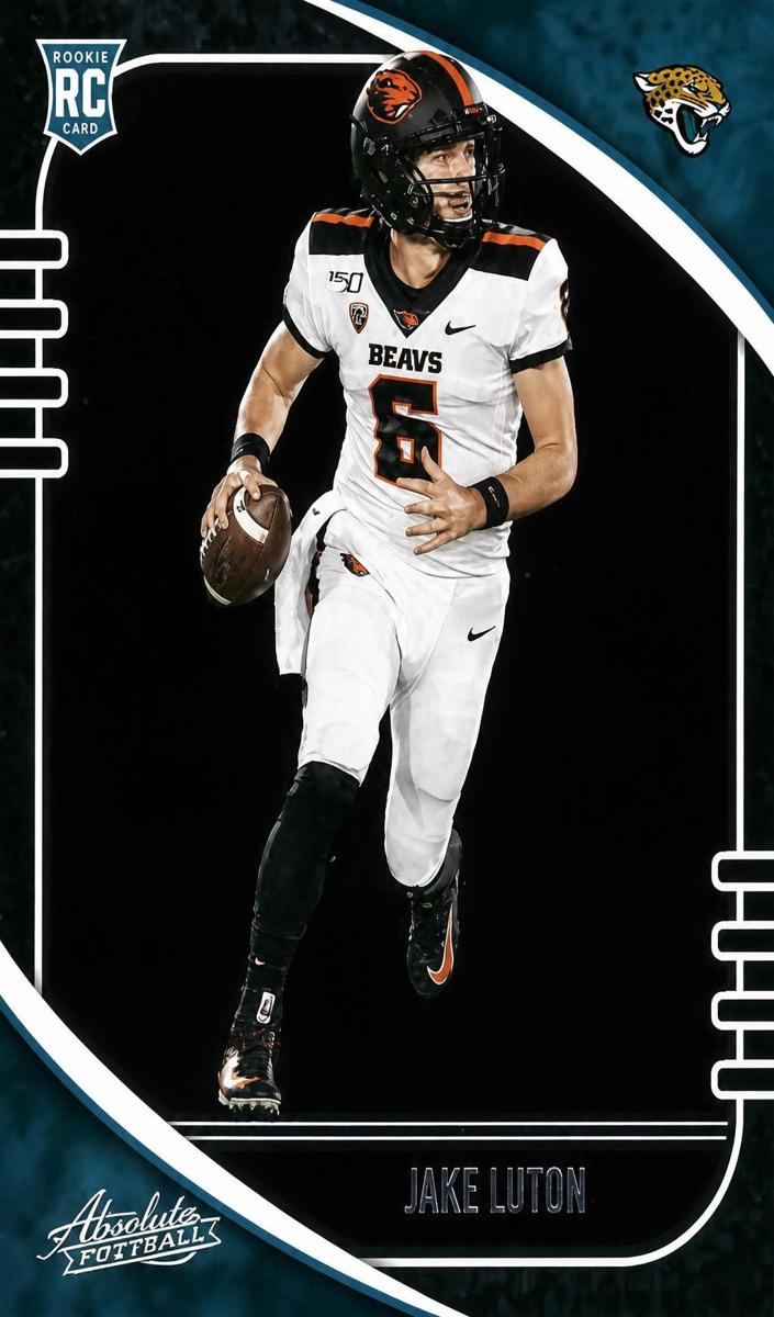 2020 Panini Absolute Football Jake Luton #144 PSA 10