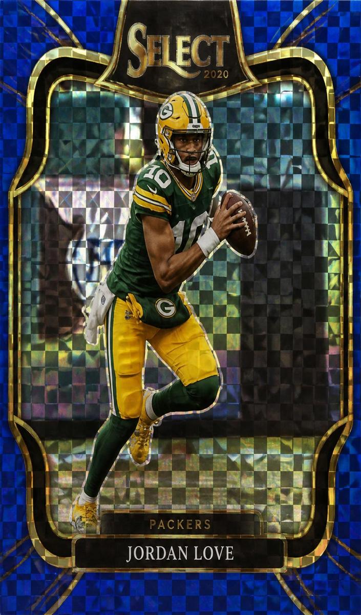 2025 Panini Select Football Blue Jordan Love #468
