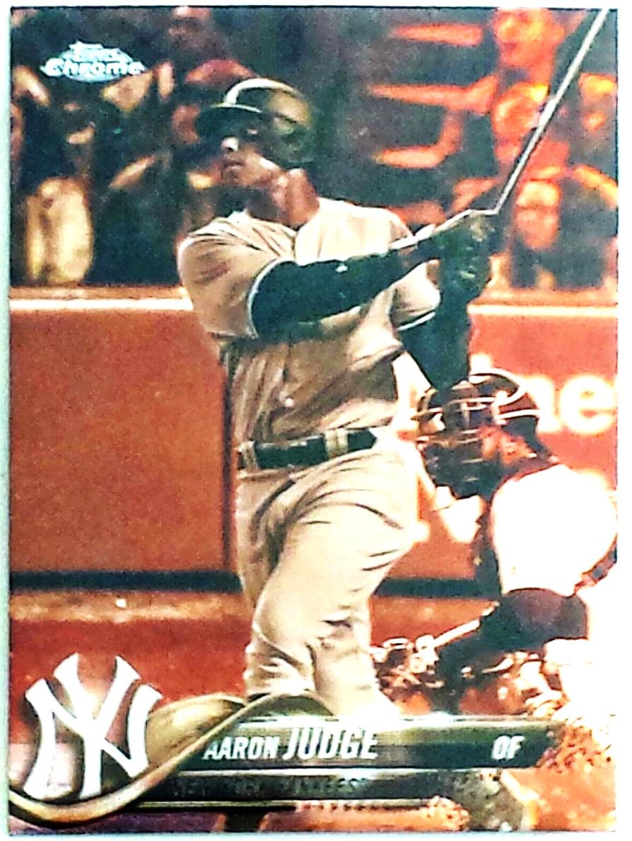 2018 Topps Chrome Baseball Sepia Refractor Aaron Judge #1