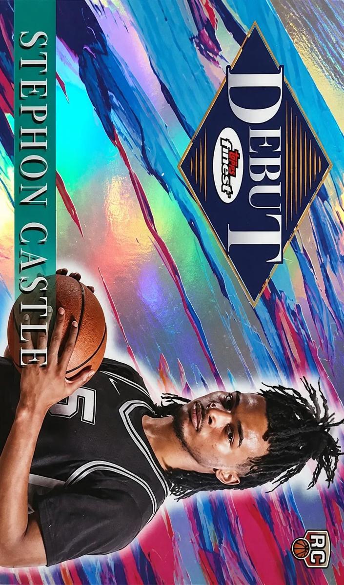 2024 Topps Finest Basketball Refractor Stephon Castle #D-5 CGC 9.5