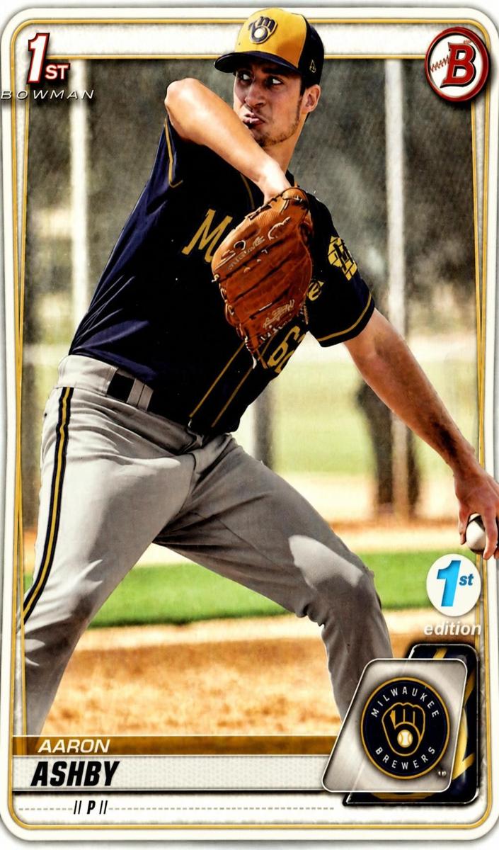 2020 Bowman 1st Edition Baseball Aaron Ashby #BFE-57