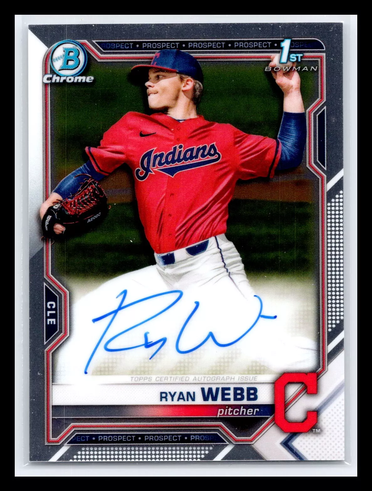 2021 Bowman Draft Baseball Ryan Webb #CDA-RW
